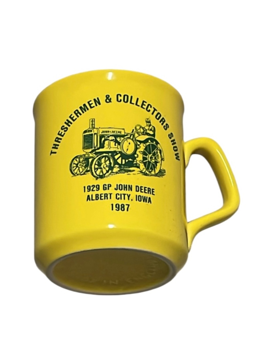Vintage Threshermen & Collector’s Show Yellow Mug